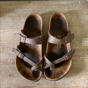Brown Birkenstocks size 41